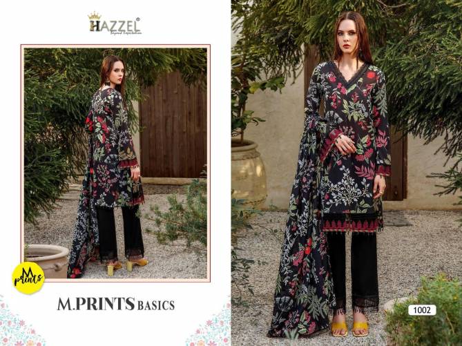M Prints Basics By Hazzel Cotton Pakistani Suits Catalog